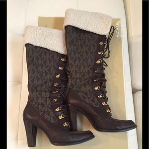 Michael Kors Warrior Logo Boots